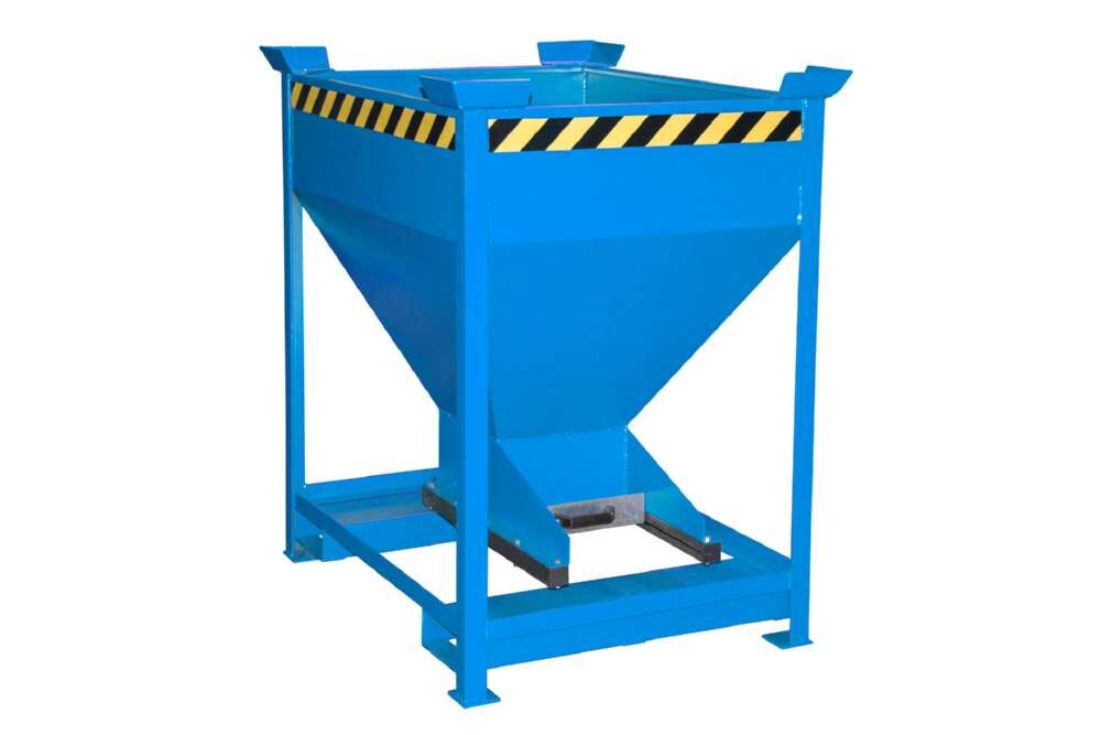 Bauer Silobehälter SG-D 375 lackiert lichtblau 860 x 1090 x 1170 mm Produktbild Bauer Silobehälter SG-D 375 lackiert lichtblau 860 x 1090 x 1170 mm