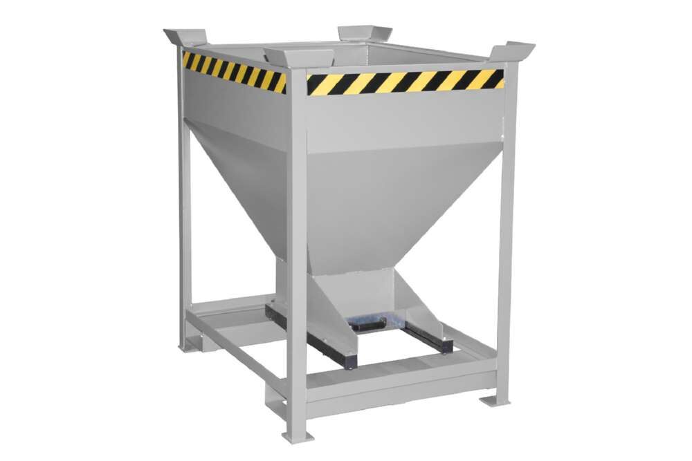 Bauer Silobehälter SG-D 375 lackiert mausgrau Entleerung von Schüttgütern Produktbild Bauer Silobehälter SG-D 375 lackiert mausgrau Entleerung von Schüttgütern