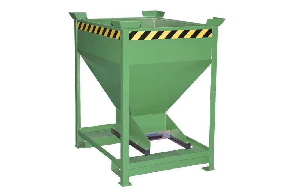 Bauer Silobehälter SG-D 375 lackiert resedagrün Entleerung von Schüttgütern Produktbild Bauer Silobehälter SG-D 375 lackiert resedagrün Entleerung von Schüttgütern