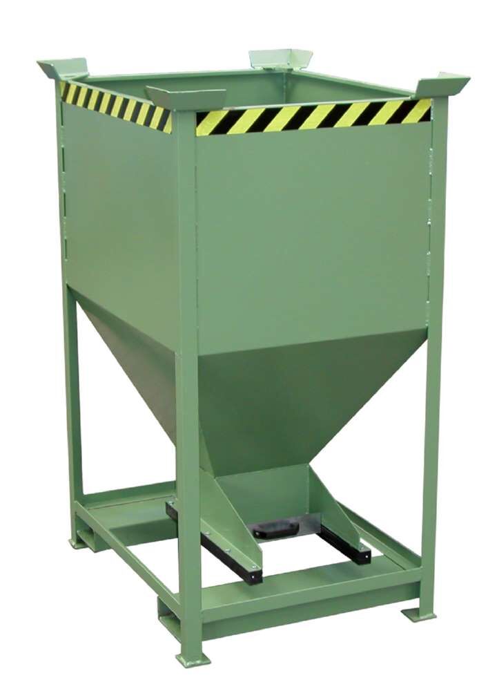 Bauer Silobehälter SG-D 600 lackiert resedagrün 860 x 1090 x 1550 mm Produktbild Bauer Silobehälter SG-D 600 lackiert resedagrün 860 x 1090 x 1550 mm