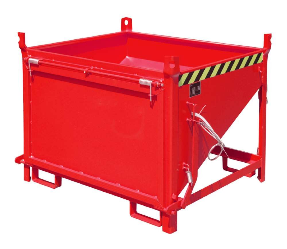 Bauer Silobehälter SGK 50 lackiert feuerrot 1200 x 1000 x 935 mm Produktbild Bauer Silobehälter SGK 50 lackiert feuerrot 1200 x 1000 x 935 mm