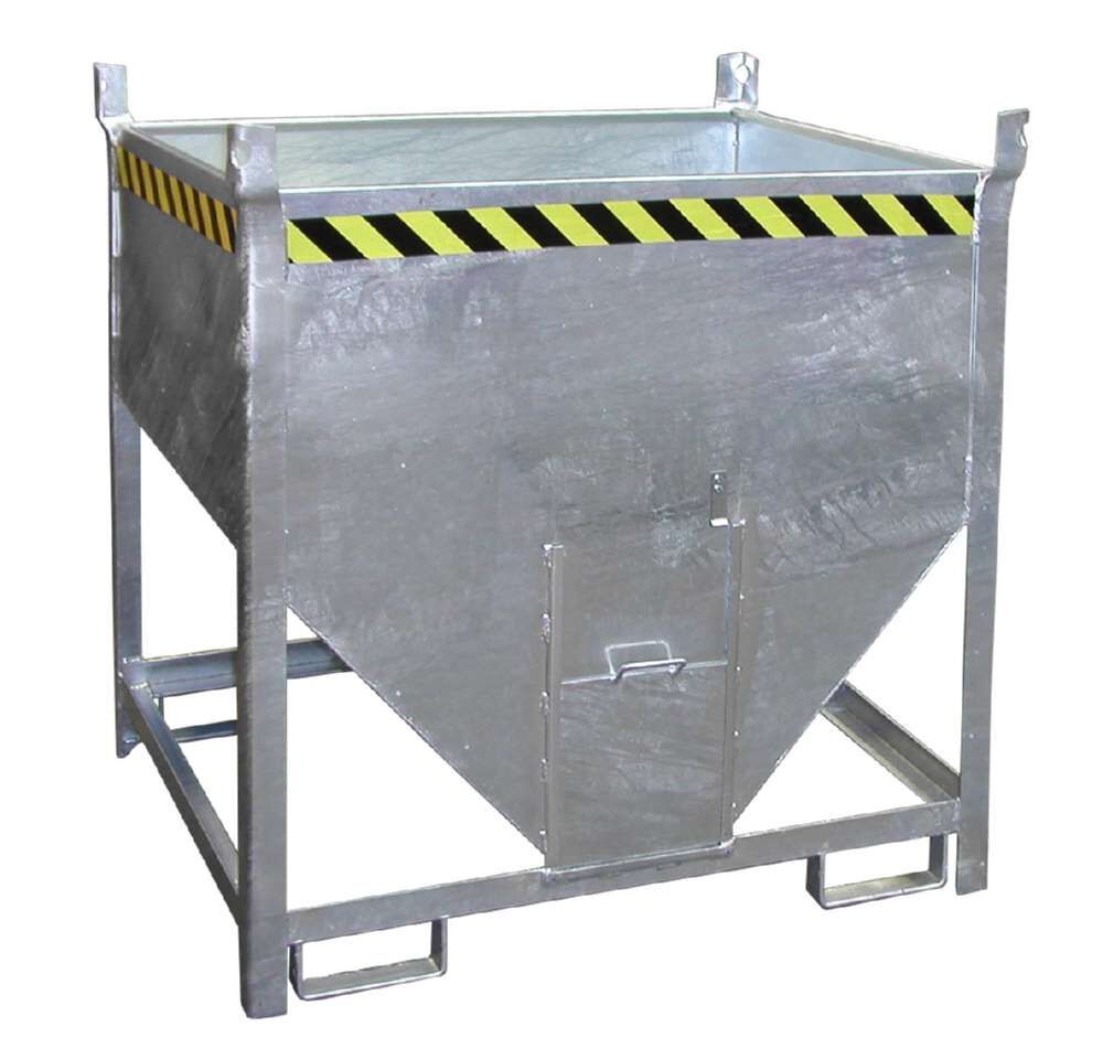 Bauer Silobehälter SGS 75 feuerverzinkt mit stirnseitiger Entleerung Produktbild Bauer Silobehälter SGS 75 feuerverzinkt mit stirnseitiger Entleerung