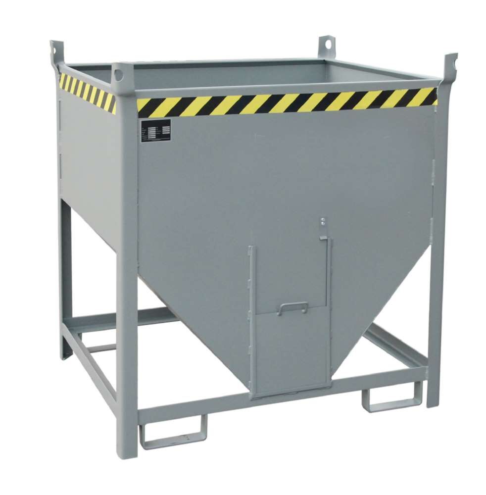 Bauer Silobehälter SGS 75 lackiert mausgrau 1200 x 1000 x 1260 mm Produktbild Bauer Silobehälter SGS 75 lackiert mausgrau 1200 x 1000 x 1260 mm