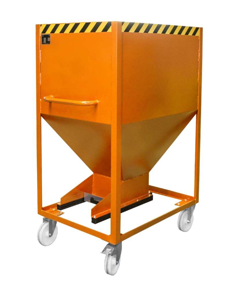 Bauer Silobehälter SR-D 600 lackiert gelborange Entleerung von Schüttgütern Produktbild Bauer Silobehälter SR-D 600 lackiert gelborange Entleerung von Schüttgütern