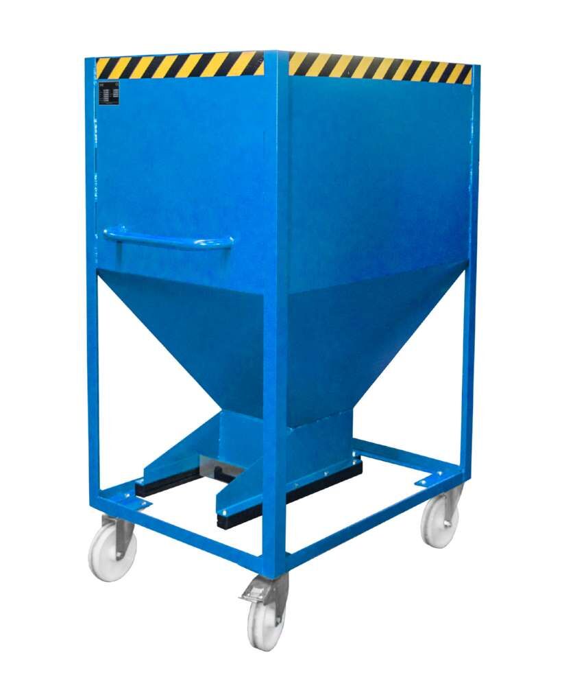 Bauer Silobehälter SR-D 600 lackiert lichtblau Produktbild Bauer Silobehälter SR-D 600 lackiert lichtblau