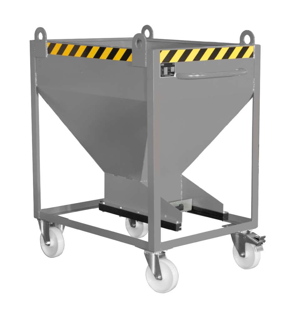 Bauer Silobehälter SR-D 375 lackiert mausgrau Entleerung von Schüttgütern Produktbild Bauer Silobehälter SR-D 375 lackiert mausgrau Entleerung von Schüttgütern