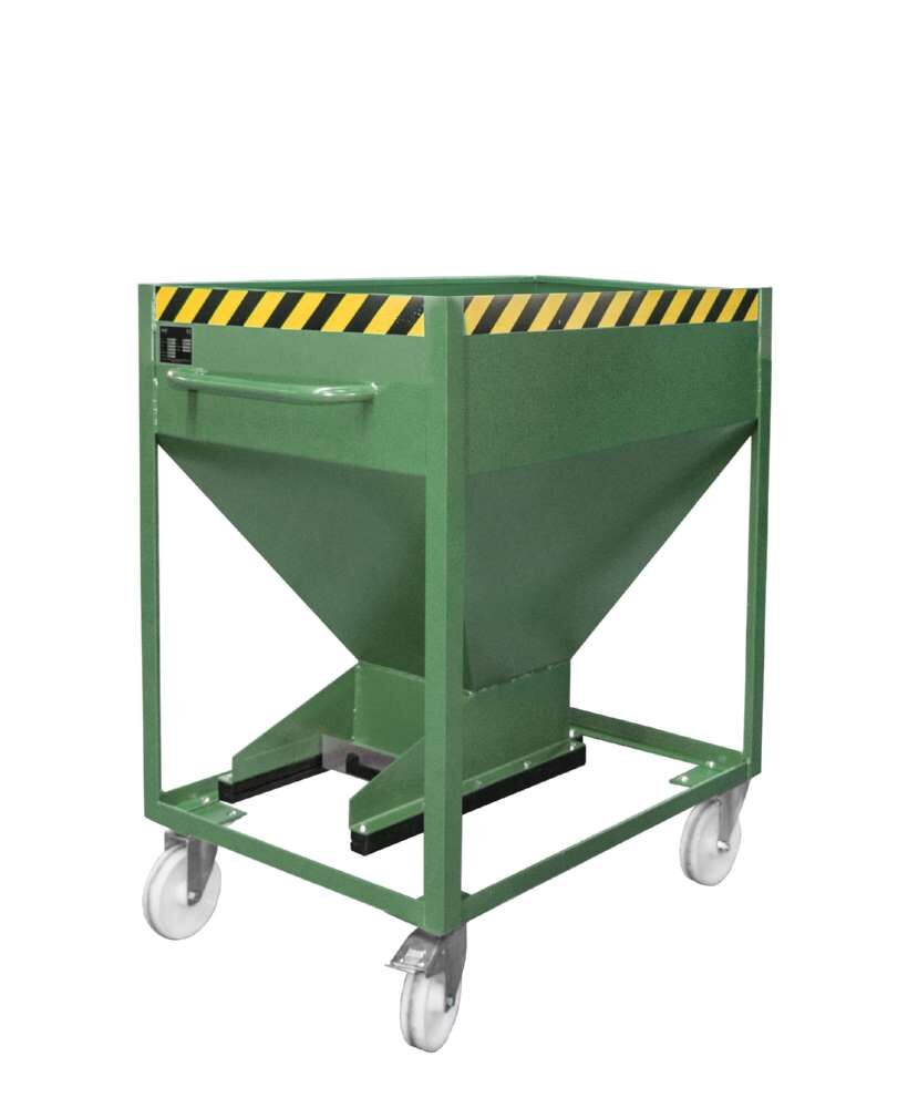 Bauer Silobehälter SR-D 375 lackiert resedagrün 780 x 1115 x 1230 mm Produktbild Bauer Silobehälter SR-D 375 lackiert resedagrün 780 x 1115 x 1230 mm