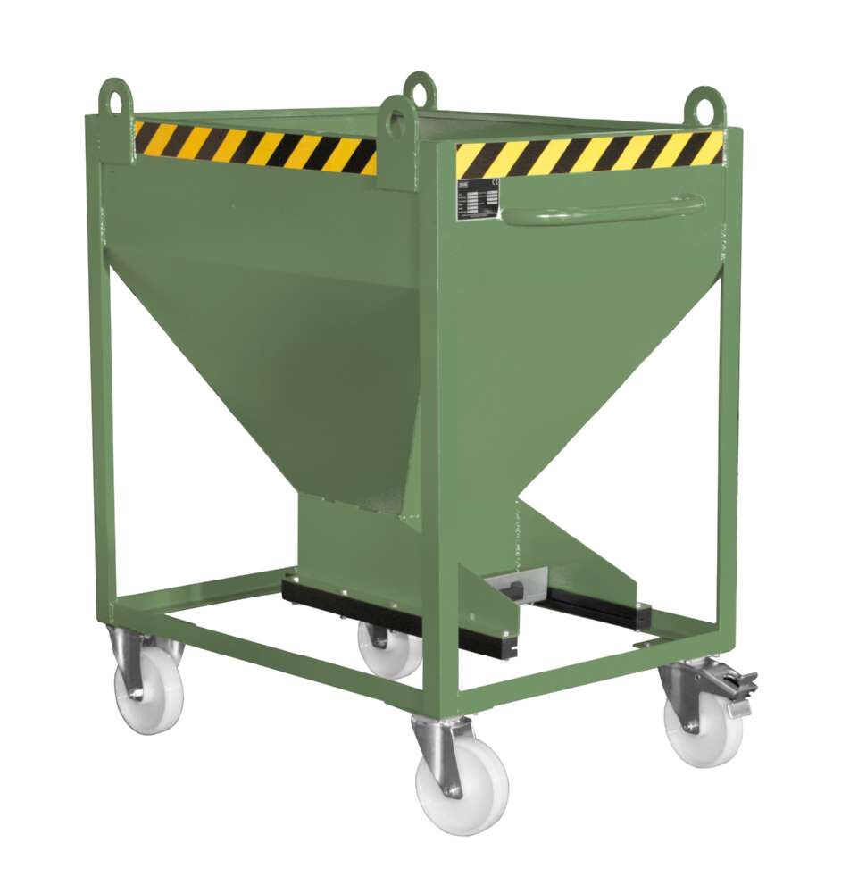 Bauer Silobehälter SR-D 375 lackiert resedagrün 780 x 1115 x 1230 mm Produktbild Bauer Silobehälter SR-D 375 lackiert resedagrün 780 x 1115 x 1230 mm bild 2