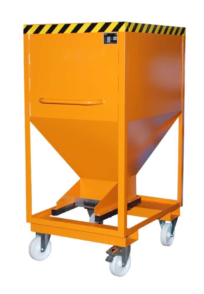 Bauer Silobehälter SRE-D 600 lackiert gelborange Entleerung von Schüttgütern Produktbild Bauer Silobehälter SRE-D 600 lackiert gelborange Entleerung von Schüttgütern