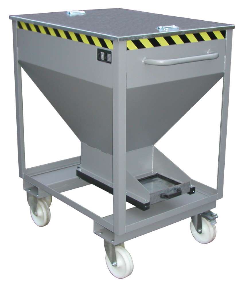 Bauer Silobehälter SRE-D 375 lackiert mausgrau Entleerung von Schüttgütern Produktbild Bauer Silobehälter SRE-D 375 lackiert mausgrau Entleerung von Schüttgütern