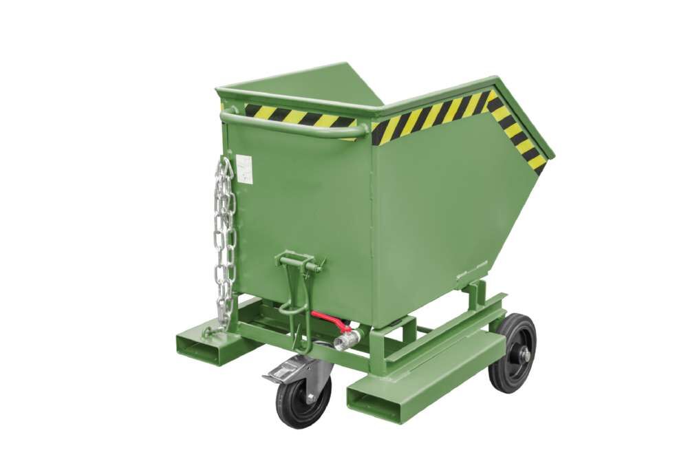 Bauer Späne-Kastenwagen SKW-ET 250 lackiert Öl und wasserdicht resedagrün Produktbild Bauer Späne-Kastenwagen SKW-ET 250 lackiert Öl und wasserdicht resedagrün bild 2