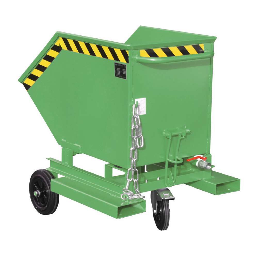 Bauer Späne-Kastenwagen SKW-ET 250 lackiert Öl und wasserdicht resedagrün Produktbild Bauer Späne-Kastenwagen SKW-ET 250 lackiert Öl und wasserdicht resedagrün