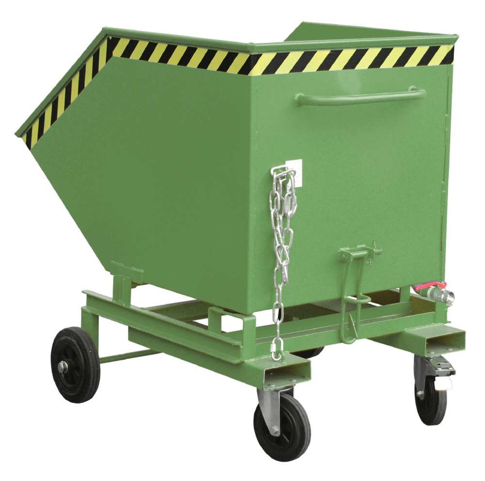 Bauer Späne-Kastenwagen SKW-ET 600 lackiert resedagrün Produktbild Bauer Späne-Kastenwagen SKW-ET 600 lackiert resedagrün