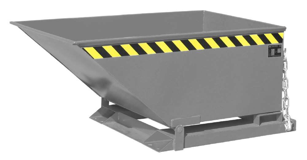 Bauer Späne-Kippmulde SKN 400 lackiert mausgrau Produktbild Bauer Späne-Kippmulde SKN 400 lackiert mausgrau