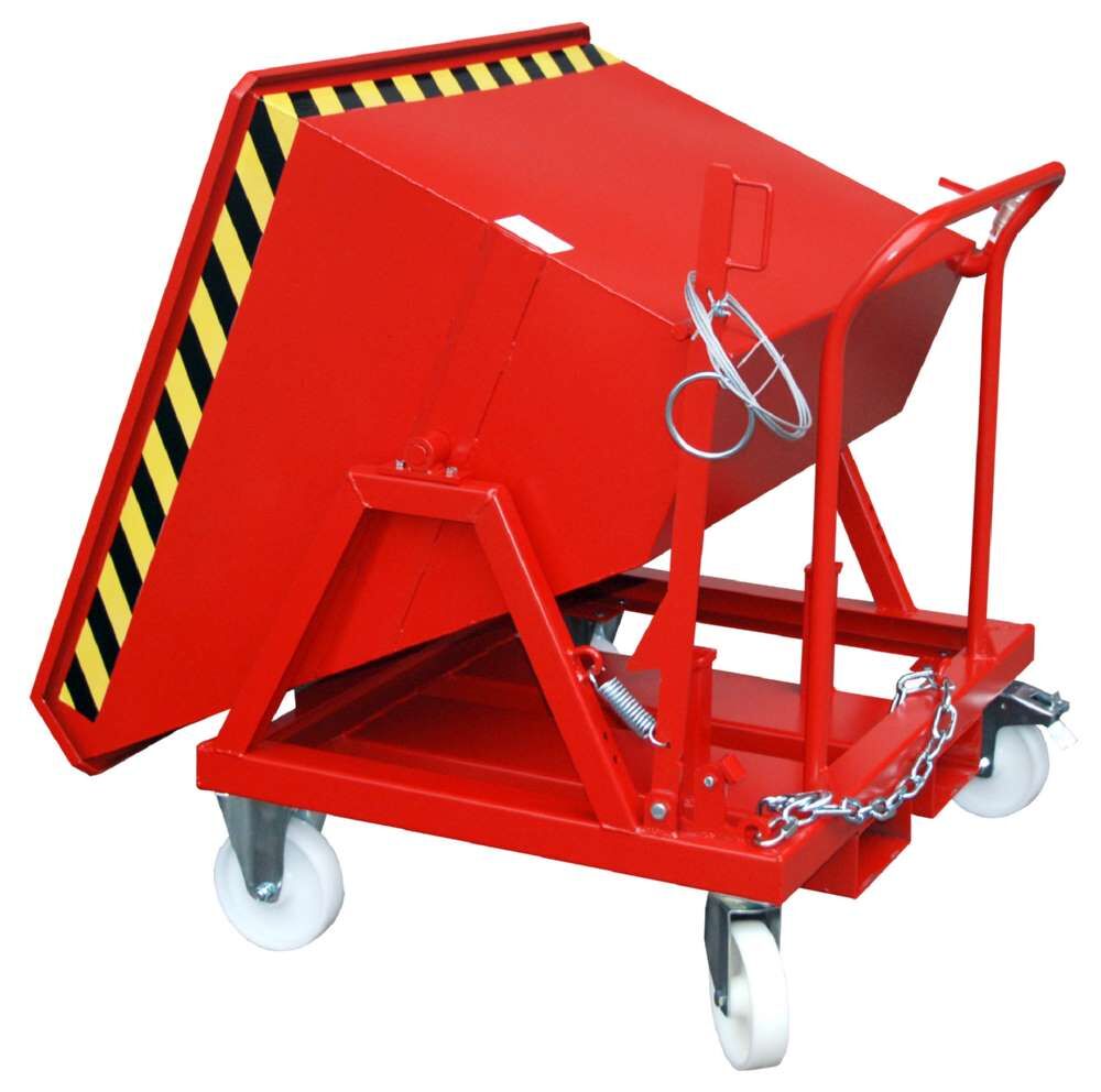 Bauer Späne-Kippmulde SKS 400 lackiert feuerrot 1050 x 1220 x 1115 mm Produktbild Bauer Späne-Kippmulde SKS 400 lackiert feuerrot 1050 x 1220 x 1115 mm bild 2