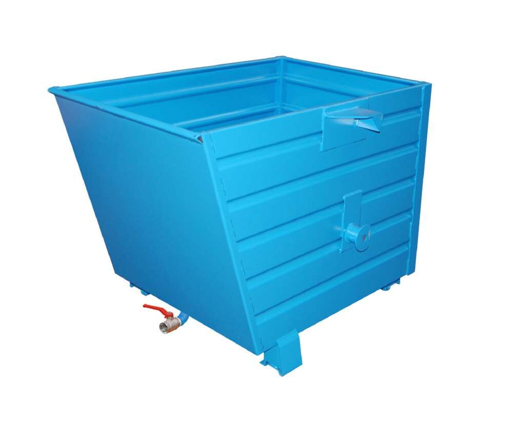 Bauer Späne-Stapelkipper BSL 70 lackiert wasserdicht lichtblau Produktbild Bauer Späne-Stapelkipper BSL 70 lackiert wasserdicht lichtblau