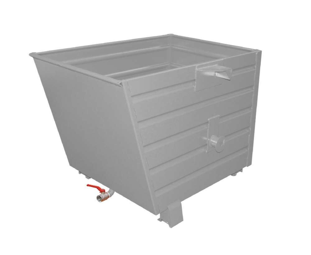 Bauer Späne-Stapelkipper BSS 70 lackiert mausgrau Produktbild Bauer Späne-Stapelkipper BSS 70 lackiert mausgrau