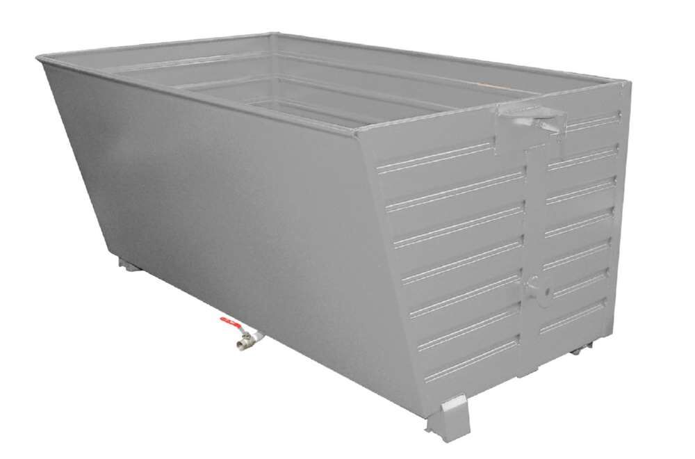 Bauer Späne Stapelkipper BSS 200 mausgrau 2000 x 1200x 1000 mm Produktbild Bauer Späne Stapelkipper BSS 200 mausgrau 2000 x 1200x 1000 mm