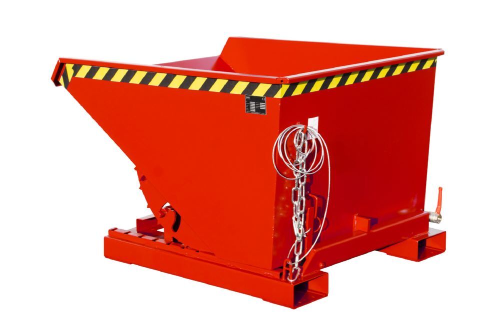 Bauer Spänebehälter EXPO-E 600 lackiert Feuerrot Produktbild Bauer Spänebehälter EXPO-E 600 lackiert Feuerrot