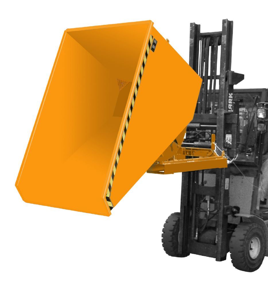 Bauer Spänebehälter EXPO-E 1200 lackiert Gelborange Breite 1070 mm Produktbild Bauer Spänebehälter EXPO-E 1200 lackiert Gelborange Breite 1070 mm