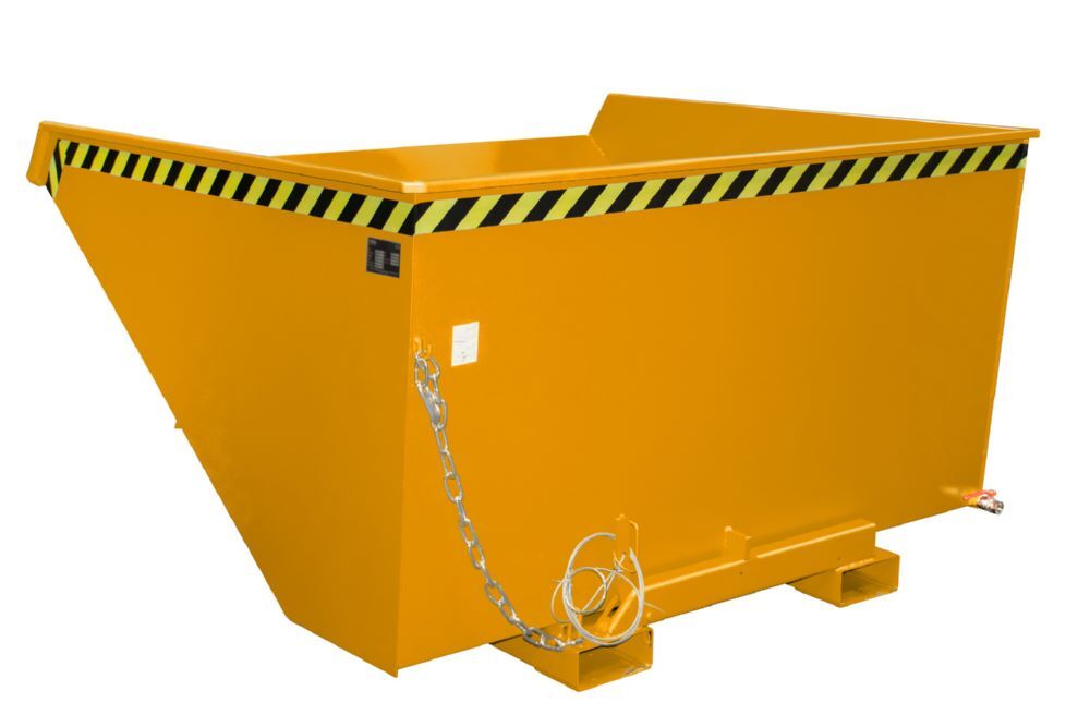 Bauer Südlohn Spänebehälter Breite 1870 mm EXPO-E 2100 lackiert Gelborange Produktbild Bauer Südlohn Spänebehälter Breite 1870 mm EXPO-E 2100 lackiert Gelborange