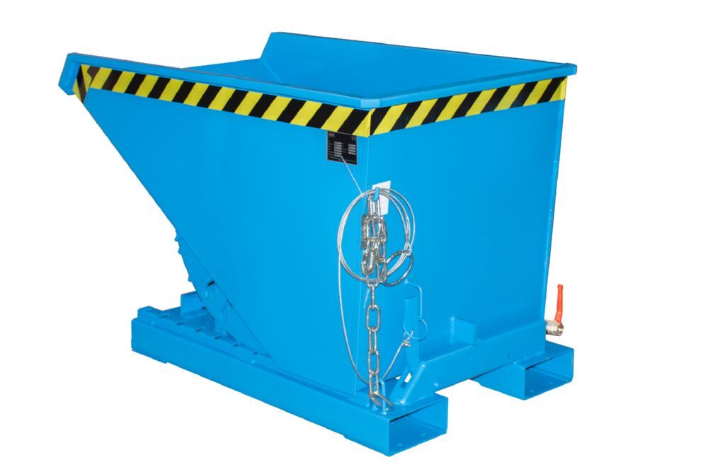 Bauer Spänebehälter EXPO-E 300 lackiert Lichtblau Produktbild Bauer Spänebehälter EXPO-E 300 lackiert Lichtblau