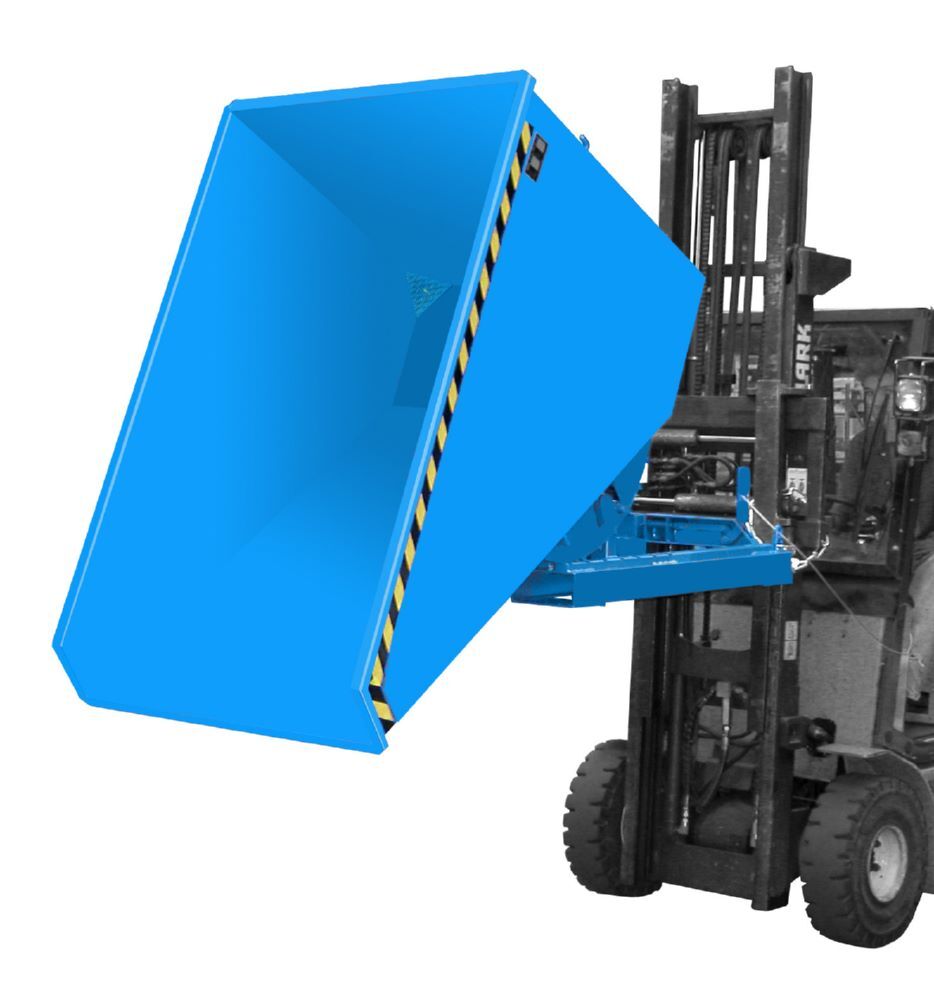 Bauer Südlohn Spänebehälter EXPO-E 1200 Tragfähigkeit 1500 kg lackiert Lichtblau Produktbild Bauer Südlohn Spänebehälter EXPO-E 1200 Tragfähigkeit 1500 kg lackiert Lichtblau