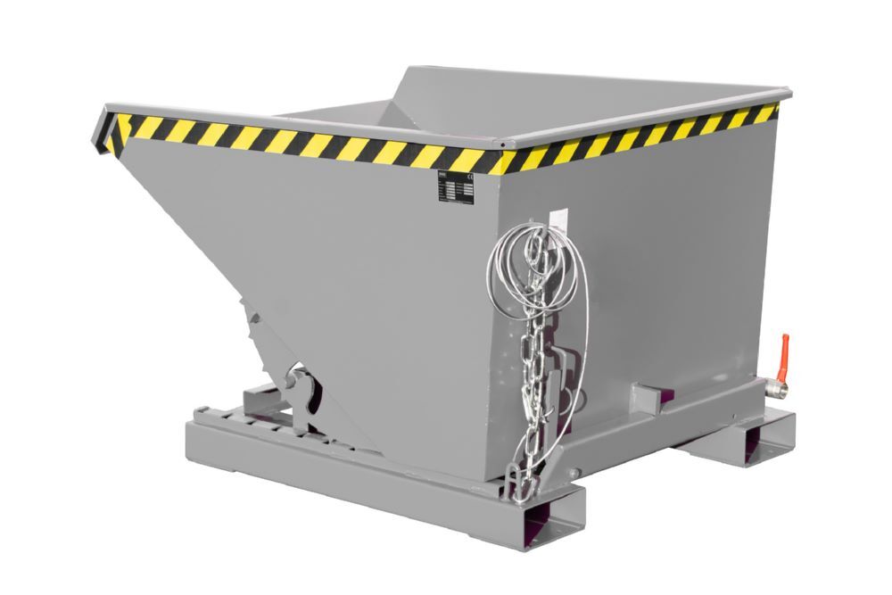 Bauer Spänebehälter EXPO-E 600 lackiert Mausgrau Breite 1070 mm Produktbild Bauer Spänebehälter EXPO-E 600 lackiert Mausgrau Breite 1070 mm