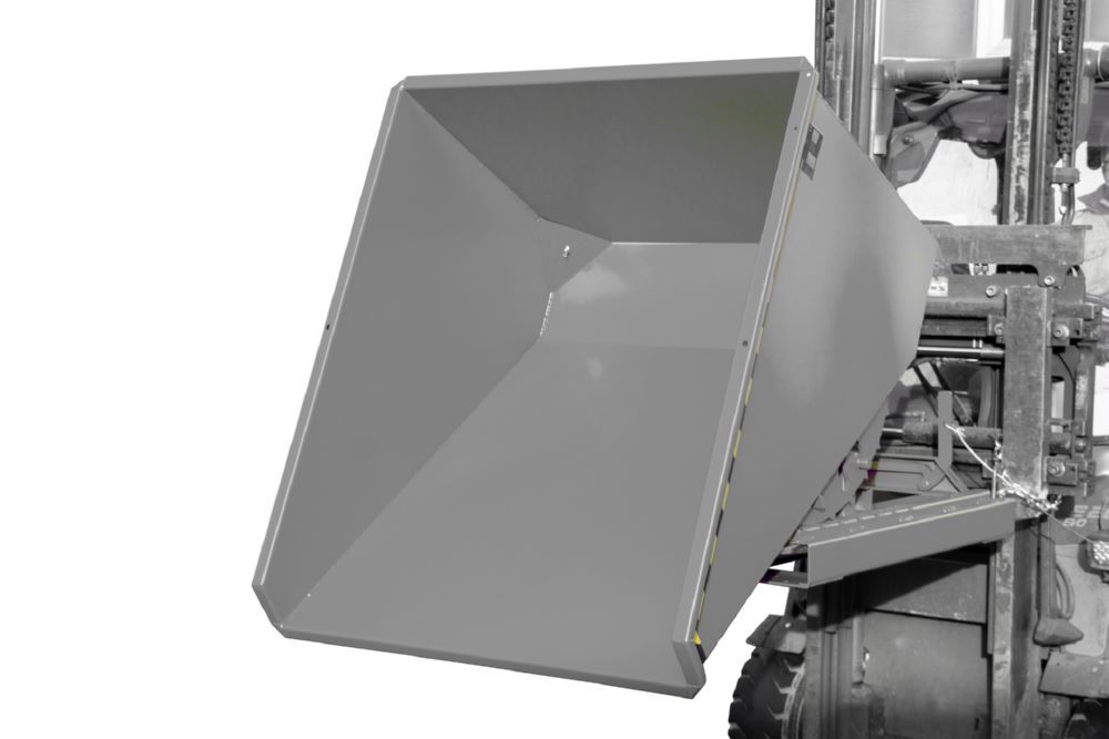 Bauer Spänebehälter EXPO-E 600 lackiert Mausgrau Breite 1070 mm Produktbild Bauer Spänebehälter EXPO-E 600 lackiert Mausgrau Breite 1070 mm bild 2