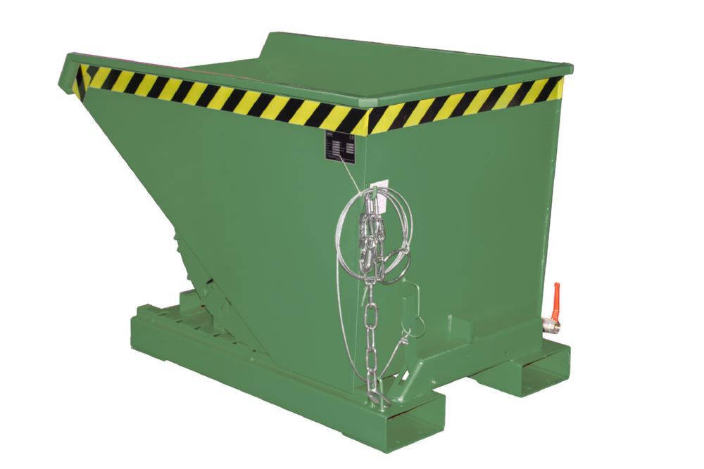 Bauer Spänebehälter EXPO-E 300 lackiert Resedagrün Breite 770 mm Produktbild Bauer Spänebehälter EXPO-E 300 lackiert Resedagrün Breite 770 mm