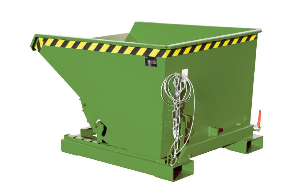 Bauer Spänebehälter EXPO-E 600 lackiert Breite 1070 mm Resedagrün Produktbild Bauer Spänebehälter EXPO-E 600 lackiert Breite 1070 mm Resedagrün