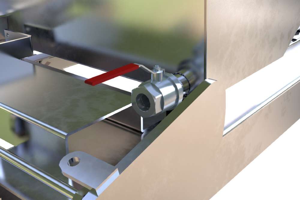 Bauer Automatischer Spänebehälter S4A 900 feuerverzinkt Produktbild Bauer Automatischer Spänebehälter S4A 900 feuerverzinkt bild 3