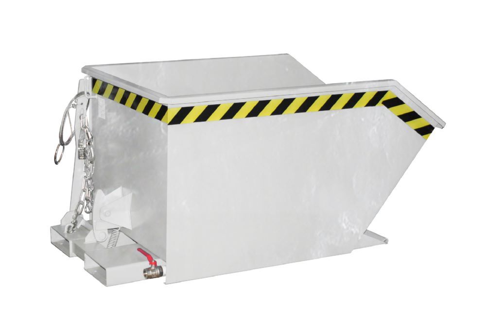 Bauer Spänebehälter GU-E 500 feuerverzinkt Tragfähigkeit 1000 kg Produktbild Bauer Spänebehälter GU-E 500 feuerverzinkt Tragfähigkeit 1000 kg