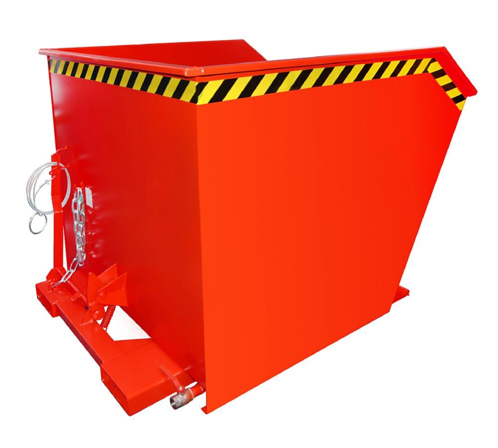 Bauer Spänebehälter GU-E 1000 lackiert Feuerrot Breite 1280 mm Produktbild Bauer Spänebehälter GU-E 1000 lackiert Feuerrot Breite 1280 mm bild 2