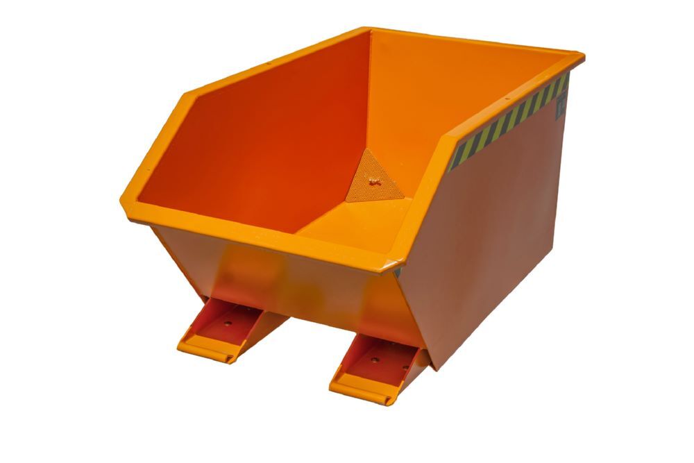 Bauer Spänebehälter GU-E 300 lackiert Gelborange Breite 680 mm Produktbild Bauer Spänebehälter GU-E 300 lackiert Gelborange Breite 680 mm