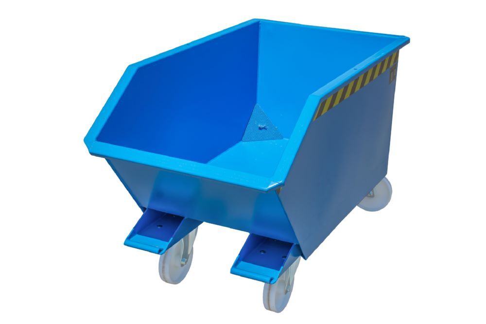 Bauer Spänebehälter GU-E 300 lackiert Lichtblau L 1440 x B 680 x H 580 mm Produktbild Bauer Spänebehälter GU-E 300 lackiert Lichtblau L 1440 x B 680 x H 580 mm bild 2