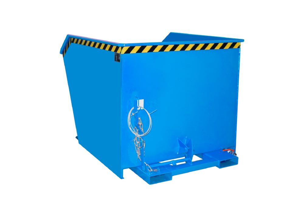 Bauer Spänebehälter GU-E 1500 lackiert Lichtblau Produktbild Bauer Spänebehälter GU-E 1500 lackiert Lichtblau