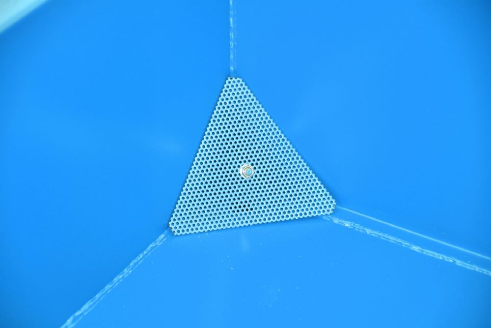 Bauer Spänebehälter GU-E 2000 lackiert Lichtblau L 1640 x B 1680 mm Produktbild Bauer Spänebehälter GU-E 2000 lackiert Lichtblau L 1640 x B 1680 mm bild 2