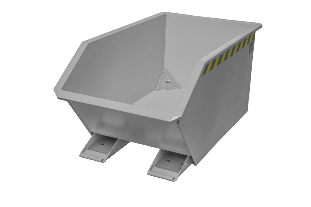 Bauer Spänebehälter GU-E 300 lackiert Mausgrau Tragfähigkeit 750 kg Produktbild Bauer Spänebehälter GU-E 300 lackiert Mausgrau Tragfähigkeit 750 kg