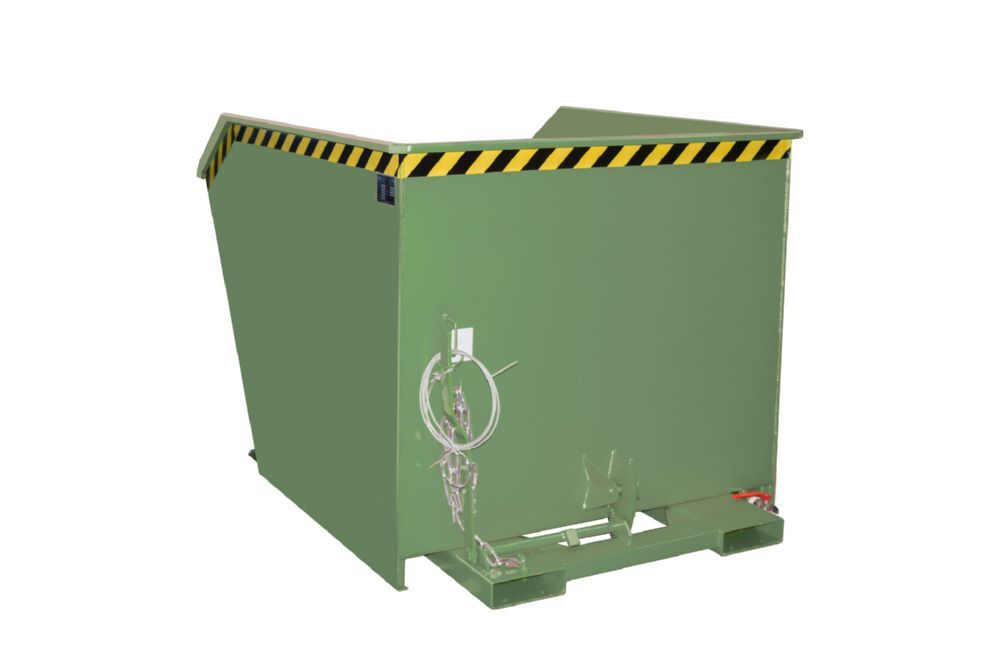 Bauer Spänebehälter GU-E 1500 lackiert Breite 1280 mm Resedagrün Produktbild Bauer Spänebehälter GU-E 1500 lackiert Breite 1280 mm Resedagrün