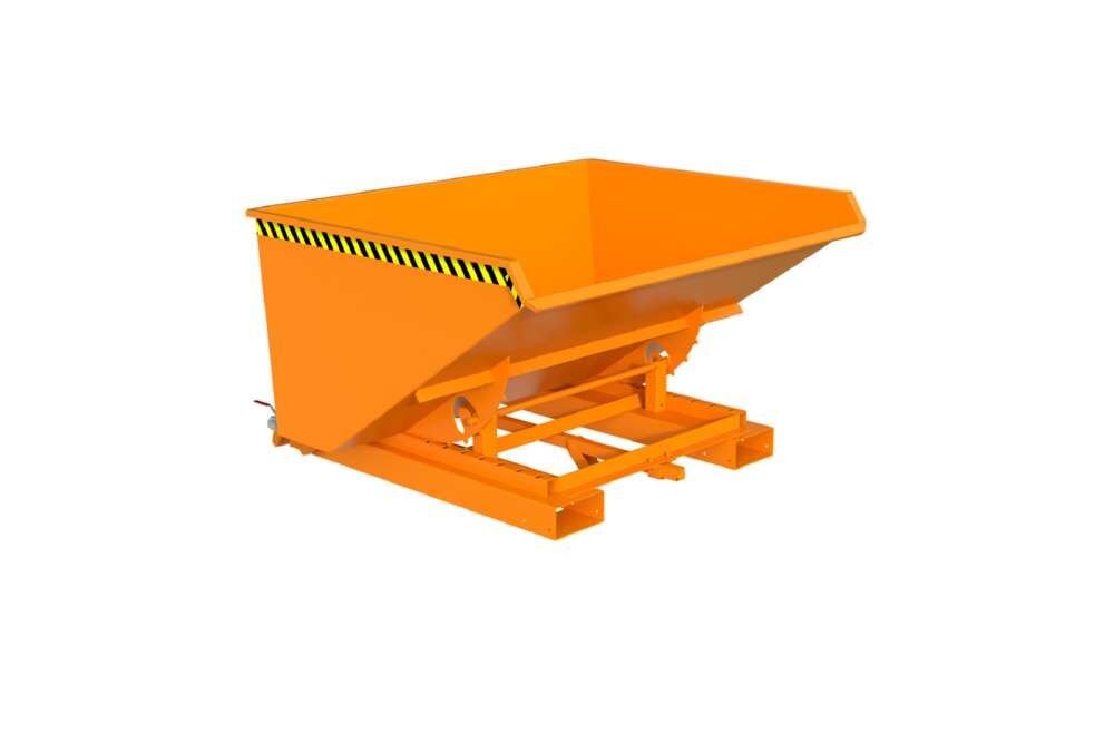 Bauer Automatischer Spänebehälter S4A 900 lackiert gelborange Produktbild Bauer Automatischer Spänebehälter S4A 900 lackiert gelborange bild 3