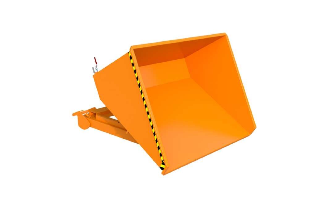 Bauer Automatischer Spänebehälter S4A 900 lackiert gelborange Produktbild Bauer Automatischer Spänebehälter S4A 900 lackiert gelborange bild 4