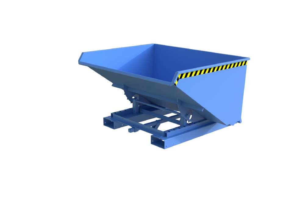 Bauer Automatischer Spänebehälter S4A 900 lackiert lichtblau Produktbild Bauer Automatischer Spänebehälter S4A 900 lackiert lichtblau