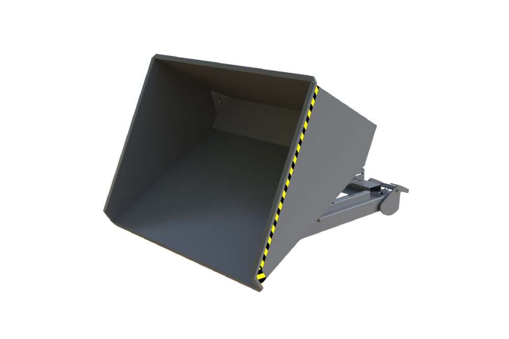 Bauer Automatischer Spänebehälter S4A 900 lackiert mausgrau 1570 x 1485 x 865 mm Produktbild Bauer Automatischer Spänebehälter S4A 900 lackiert mausgrau 1570 x 1485 x 865 mm bild 5