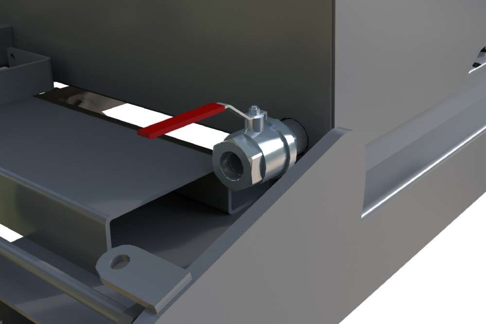 Bauer Automatischer Spänebehälter S4A 900 lackiert mausgrau 1570 x 1485 x 865 mm Produktbild Bauer Automatischer Spänebehälter S4A 900 lackiert mausgrau 1570 x 1485 x 865 mm bild 6