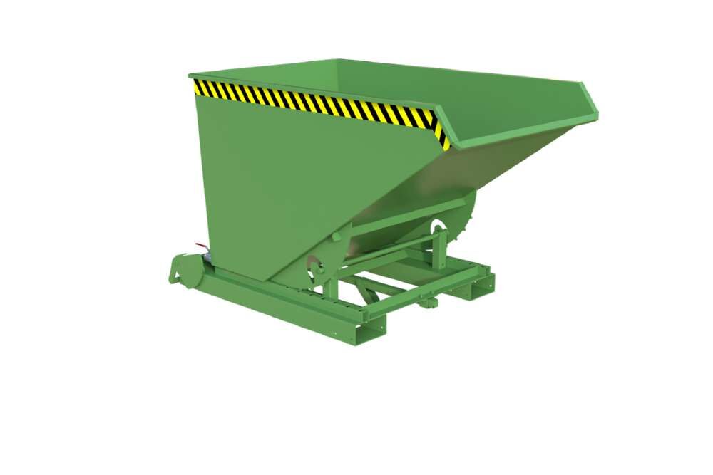 Bauer Automatischer Spänebehälter S4A 1200 lackiert resedagrün Produktbild Bauer Automatischer Spänebehälter S4A 1200 lackiert resedagrün bild 3