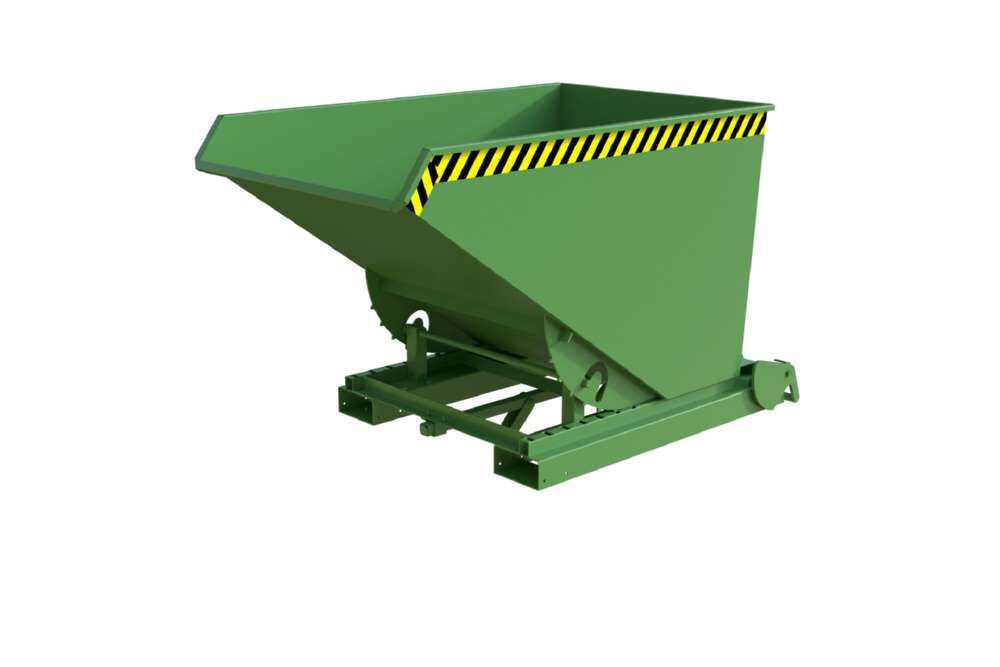 Bauer Automatischer Spänebehälter S4A 1200 lackiert resedagrün Produktbild Bauer Automatischer Spänebehälter S4A 1200 lackiert resedagrün