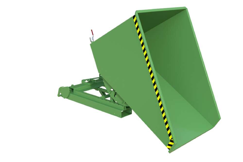 Bauer Automatischer Spänebehälter S4A 1200 lackiert resedagrün Produktbild Bauer Automatischer Spänebehälter S4A 1200 lackiert resedagrün bild 4