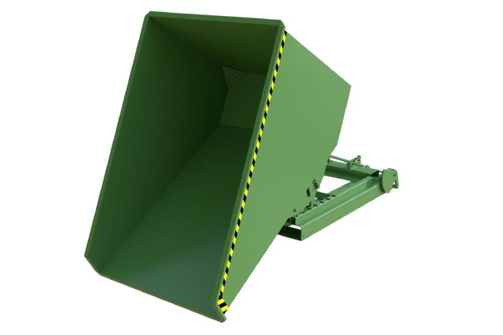 Bauer Automatischer Spänebehälter S4A 1200 lackiert resedagrün Produktbild Bauer Automatischer Spänebehälter S4A 1200 lackiert resedagrün bild 5