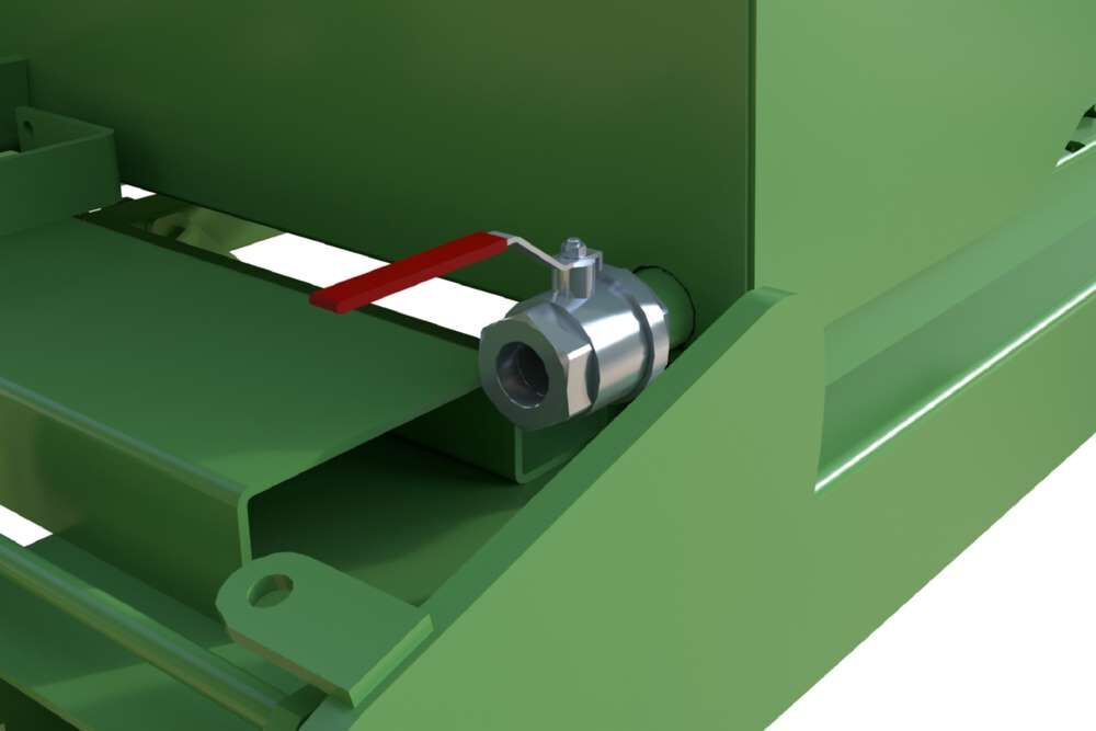 Bauer Automatischer Spänebehälter S4A 1200 lackiert resedagrün Produktbild Bauer Automatischer Spänebehälter S4A 1200 lackiert resedagrün bild 6